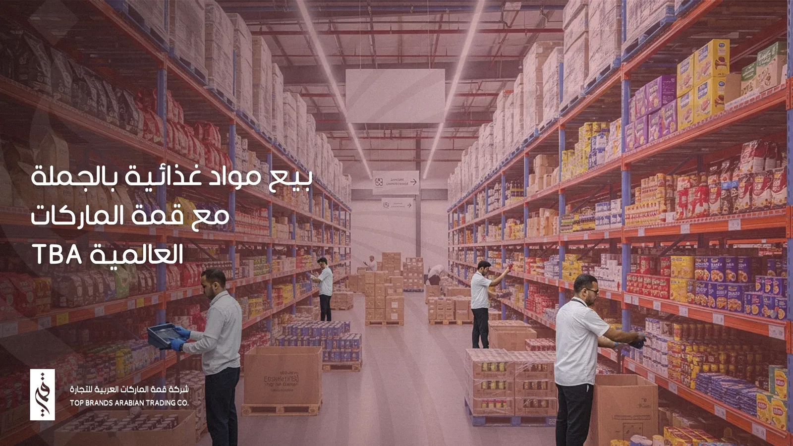 بيع مواد غذائية بالجملة